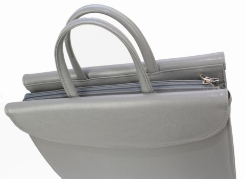 Aktówka Elegant Dla Kobiet Na Dokumenty Do Pracy PolskaGalanteria Skóra Ekologiczna Wzór 2 JASNY POPIELATY Aktówka Elegant Dla Kobiet Na Dokumenty Do Pracy PolskaGalanteria Skóra Ekologiczna Wzór 2 JASNY POPIELATY