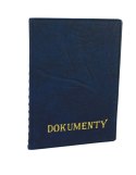 Eleganckie Etui Na Karty Dokumenty Dowód Rejestracyjny Polska Galanteria (PL) Duże Pionowe "Dokumenty" K2 12 x 9 [cm]