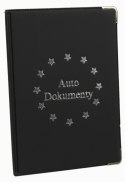 Eleganckie Etui Na Karty Dokumenty Dowód Rejestracyjny Polska Galanteria (PL) Duże Pionowe Na Trzy "Auto Dokumenty" 041462