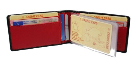 Etui Na Dokumenty Karty Wizytownik WILMAR (PL) Poziome Z Folią RFID P9 11 x 7 x 1 [cm]