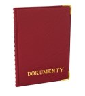 Etui Na Karty Dokumenty Polska Galanteria (PL) Duże Skóra Włoska Złote Okucia Matowe K21 12 x 9 [cm]