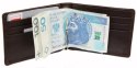 Etui Na Karty Dokumenty Skórzane MARCO (PL) Z Banknotówką Bez Zapięcia Z Miejscem Na Monety PM-30