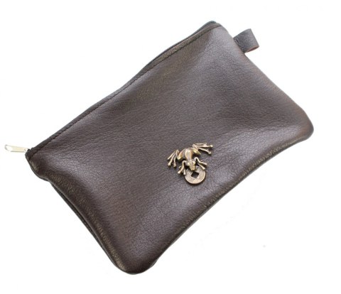 Etui Na Klucze Kluczówka Duża Jeden Zamek PolskaGalanteria.pl Skóra Naturalna CZARNY 11 x 17 [cm]