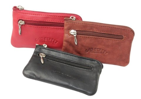 Etui Na Klucze Skórzane BAG STREET Skóra Naturalna Kluczówka Wzór II BS591 12 x 7 x 1 [cm]