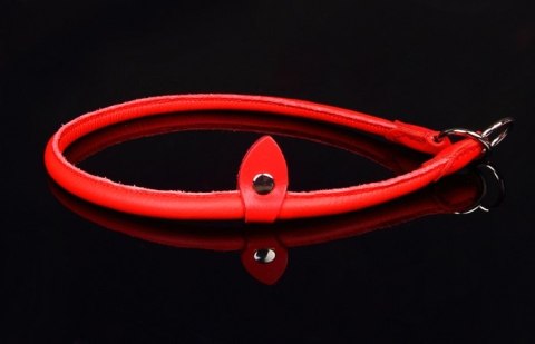 Obroża Dla Psa Ze Skóry Naturalnej ZOO LESZCZ (PL) Pull-Stop 8 mm 44-54 [cm] ZL965