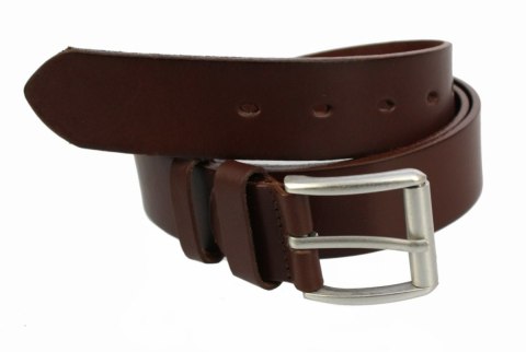 Pasek Męski Skórzany ARUCCE (PL) Skóra Licowa EXTRA 40 mm BRĄZOWY Gładki Klamra Tradycyjna (Z ROLKĄ) Pasek Męski Skórzany ARUCCE (PL) Skóra Licowa EXTRA 40 mm BRĄZOWY Gładki Klamra Tradycyjna (Z ROLKĄ)