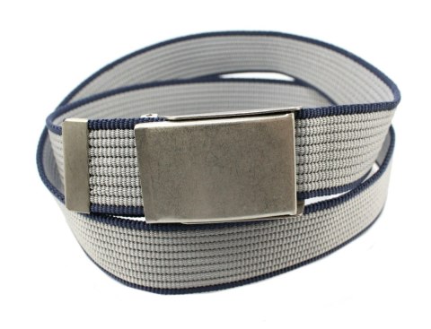 Pasek Parciany TRK (PL) Bawełniany PARCIAK 40 mm Z Klamrą Zatrzaskową Szary Z Granatowym Szeroki TZA27 Pasek Parciany TRK (PL) Bawełniany PARCIAK 40 mm Z Klamrą Zatrzaskową Szary Z Granatowym Szeroki TZA27