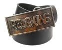 Pasek Skórzany COMPLEX (PL) Skóra Licowa 40 mm Klamra Pełna Na Bolczyk BLASZKA "REDSKINS" CBOL40/35