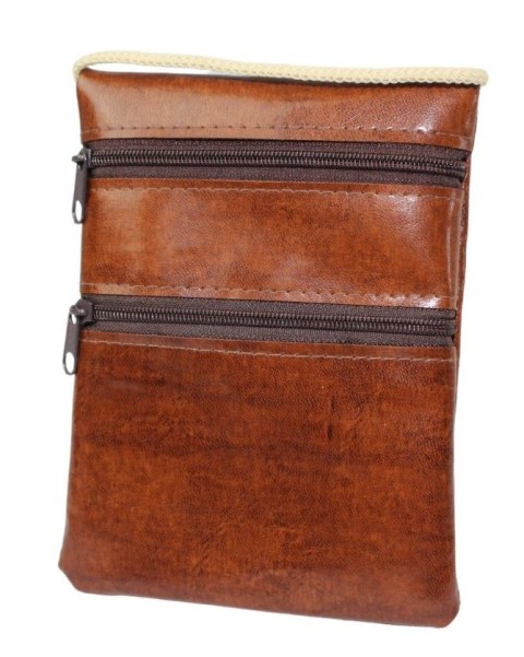 Paszportówka Na Szyję Skóra Włoska Haro (PL) 2 Zamki 18,5 x 11,5 x 1,5 [cm]