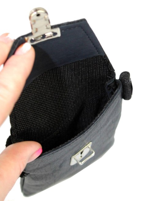 Paszportówka PolskaGalanteria (PL) Skóra Naturalna Klapka z Klipsem 1 Zamek Średnia Na Szyję Wzór II 20 x 10.5 x 1 [cm]