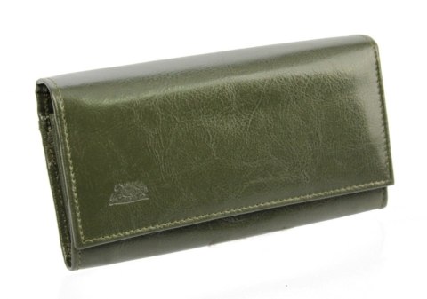 Portfel Damski ELKOR (PL) Długi Klamra Skóra Naturalna EL016B 17 x 9,5 x 2,5 [cm]