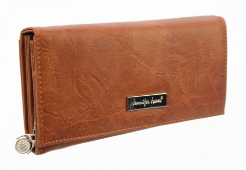 Portfel Damski JENNIFER JONES Skóra Ekologiczna Z Teksturą Długi Z Suwakiem wewnątrz 1109-7 18 x 9,5 x 3 [cm]