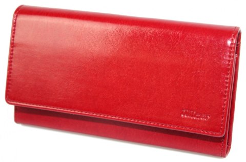 Portfel Damski WILMAR (PL) Długi Max Klamra Gładki Skóra Włoska WIL_P17K 17,5 x 10 x 3 [cm]