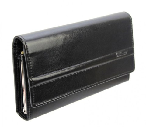 Portfel Damski WILMAR (PL) Klamra 16 cm Skóra Włoska Z Kartami P15 Ozdobna Nitka RFID Portfel Damski WILMAR (PL) Klamra 16 cm Skóra Włoska Z Kartami P15 Ozdobna Nitka RFID