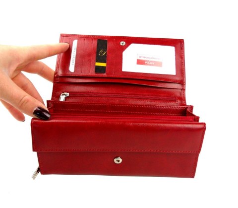 Portfel Damski Z.RICARDO (PL) Długi Max Na Suwak Skóra Naturalna Licowa ZR83 17,5 x 9,5 x 3[cm]