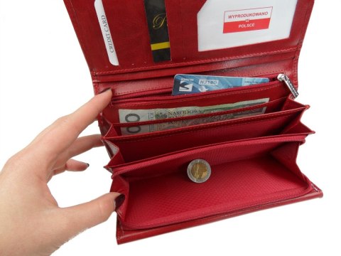 Portfel Damski Z.RICARDO (PL) Długi Max Na Suwak Skóra Naturalna Licowa ZR83 17,5 x 9,5 x 3[cm]