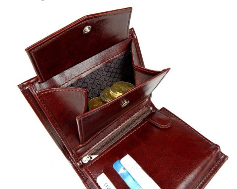 Portfel Męski ANDRUS (PL) Skóra Włoska Duży Pionowy Bez Zapięcia Jedno Skrzydełko 13 x 10 x 2,5 [cm]