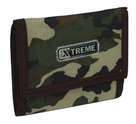 Portfel Parciany Sportowy X-TREME Materiałowy Duży Kieszonka Na Bilon Na Zewnątrz 12.5 x 10 x 2 [cm]