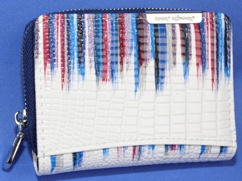 Portfel Skórzany Bułeczka Mini Jennifer Jones Skóra Licowa Lakierowana Suwak 5262-2 11 x 8 x 3 [cm]