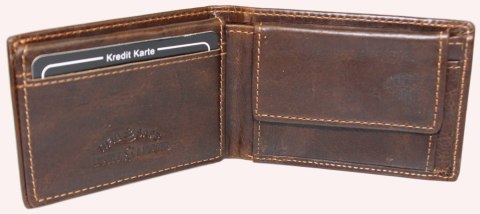 Portfel Skórzany Jennifer Jones Skóra Licowa Mały Poziomy Bez Zapięcia 5531 10 x 7 x 2 [cm]