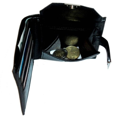 Portfel Uniwersalny HARO (PL) Poziomy Z Zapięciem Skóra Włoska Wygodny 11 x 9 [cm]