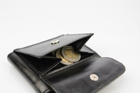 Portfel Uniwersalny Kostka ELKOR (PL) Skóra Licowa Mały Poziomy Kieszeń Na Zewnątrz EL077 10 x 8 x 2 [cm]