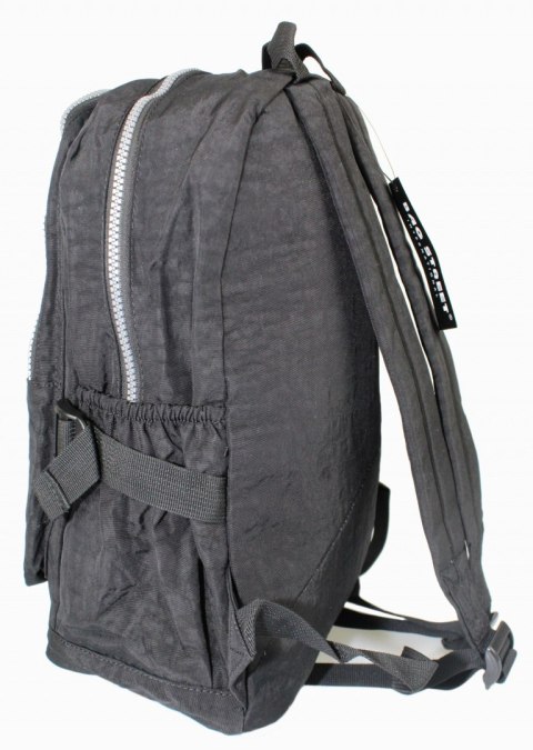 Praktyczny Plecak Materiałowy BAG STREET 2216 CZARNY 35 x 26 x 15 cm Praktyczny Plecak Materiałowy BAG STREET 2216 CZARNY 35 x 26 x 15 cm