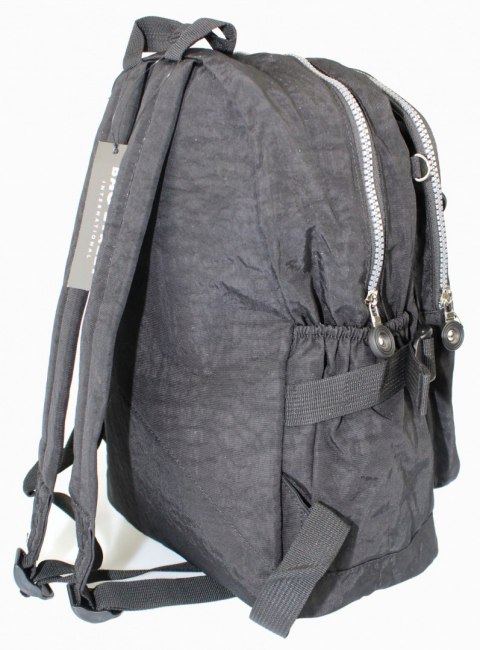 Praktyczny Plecak Materiałowy BAG STREET 2216 CZARNY 35 x 26 x 15 cm Praktyczny Plecak Materiałowy BAG STREET 2216 CZARNY 35 x 26 x 15 cm