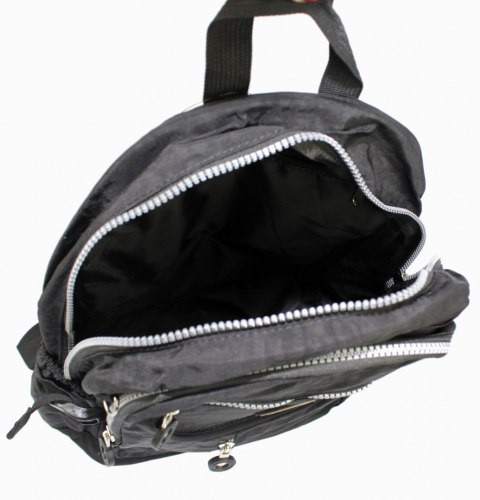 Praktyczny Plecak Materiałowy BAG STREET 2216 CZARNY 35 x 26 x 15 cm Praktyczny Plecak Materiałowy BAG STREET 2216 CZARNY 35 x 26 x 15 cm