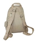 Praktyczny Plecak Materiałowy BAG STREET 2229 ECRU 30 x 25 x 6,5 [cm]