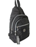 Praktyczny Plecak Materiałowy BAG STREET 2257 CZARNY 35 x 21 x 12 [cm]