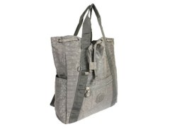 Praktyczny Plecak Torebka 2 w 1 BAG STREET 2247 POPIELATY