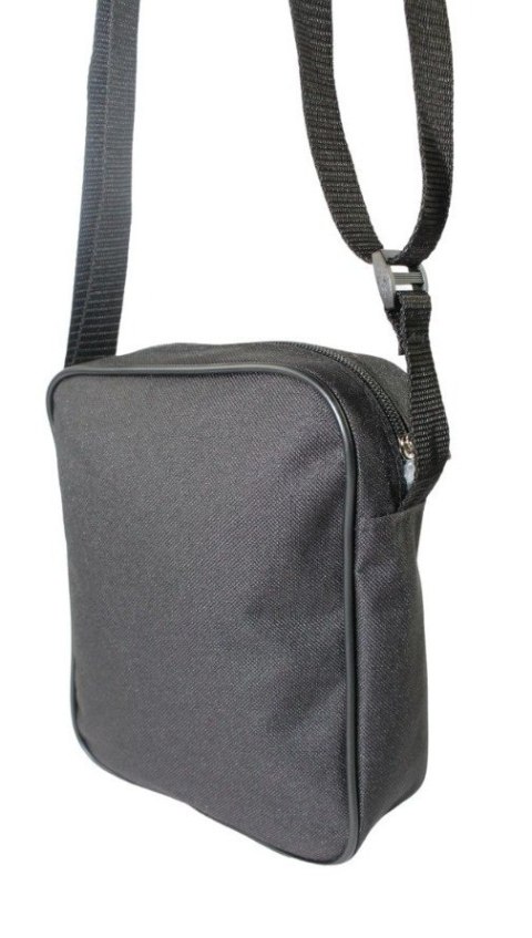 Torba Męska Średnia Pionowa Materiał Czarna Antoszczyk (PL) 21 x 17 x 5 [cm]