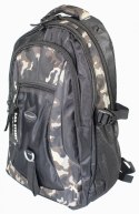 Solidny Plecak Bag Street ''DE LUXE'' Duży Z Funkcją Noszenia Laptopa BS4003 15''