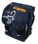 Solidny i Pojemny Plecak Bag Street 4030 SCORPION Czarny/Niebieski Tornister Szkolny