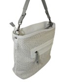 Torebka Skórzana Jennifer Jones Shopper Bag Skóra Włoska JJ3126 BIAŁY 40 x 34 x 18 [cm] 