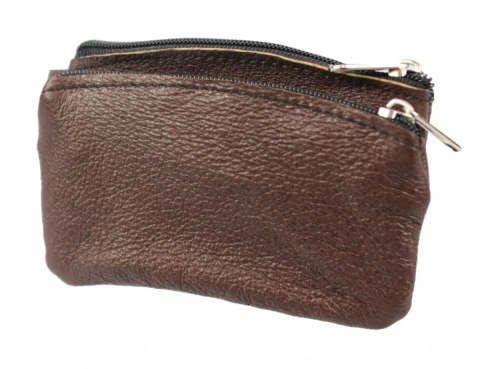 Etui Na Klucze Podwójne Portfelik Kluczówka POLSKA GALANTERIA (PL) Skóra Naturalna Na Jeden Komplet Kluczy 12 x 8 x 2,5 [cm]