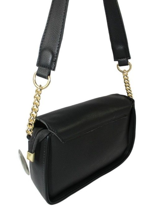 Torebka Z Ekologicznej Skóry Włoskiej GREGORIO 1002 CZARNA 24 x 18 x 7 [cm]