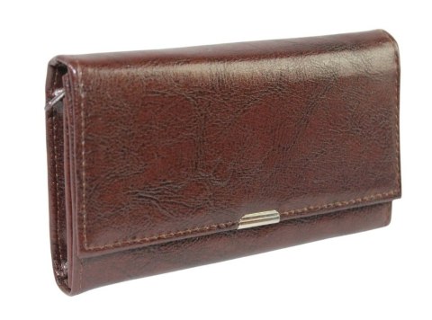 Klasyczny Portfel Damski HARO (PL) Poziomy Średni Skóra Włoska 16 x 9 x 2 [cm]