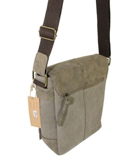 Skórzana Torba JENNIFER JONES Listonoszka Ze Skórzaną Klapką BRĄZOWY 4528-2 27 x 22 x 9 [cm]