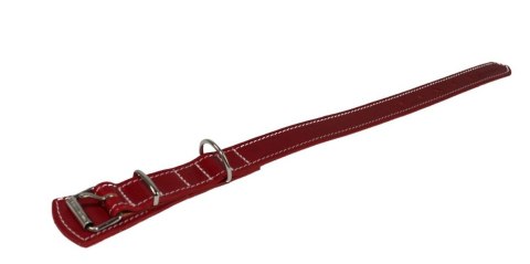 Solidna Obroża Dla Psa Czerwona z Białą Nitką Skóra Naturalna 25 mm 29/39 cm WIREX (PL) Solidna Obroża Dla Psa Czerwona z Białą Nitką Skóra Naturalna 25 mm 29/39 cm WIREX (PL)