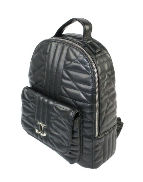 Pikowany Plecaczek Damski Czarny JENIFER JONES 3143 30 x 25 x 26 [cm]