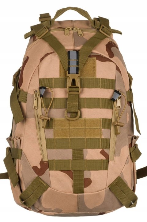 Solidny Plecak Militarny Turystyczny Trekkingowy Survival Taktyczny DUŻY PETERSON BL075 51 x 33 x 17 [cm]