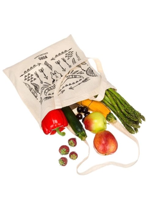 Bawełniana Torba Na Ramię Wzór KOT KRESKOWY 40 x 38 [cm]