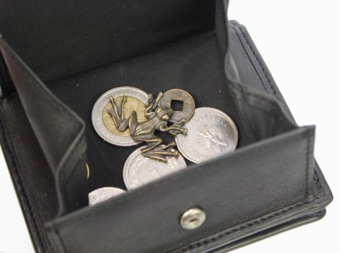 Portfel ALBATROSS (PL) Skóra Naturalna Licowa Mały Pionowy KOMIN PIEKIEŁKO RFID SN A3822 L 9 x 10 x 1,5 [cm]