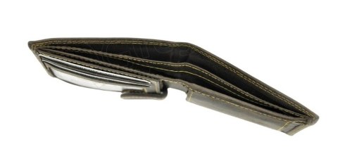 Portfel Męski Skórzany ALWAYS WILD Skóra Licowa Mały Poziomy  RFID N0035-CHM/8717 KONIAKOWY 10 x 9 x 2 [cm]