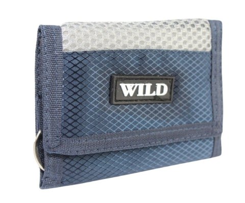 Portfel Parciany Sportowy WILD Materiałowy Średni 9 x 12,5 x 2 [cm]