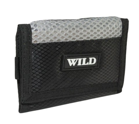 Portfel Parciany Sportowy WILD Materiałowy Średni 9 x 12,5 x 2 [cm]
