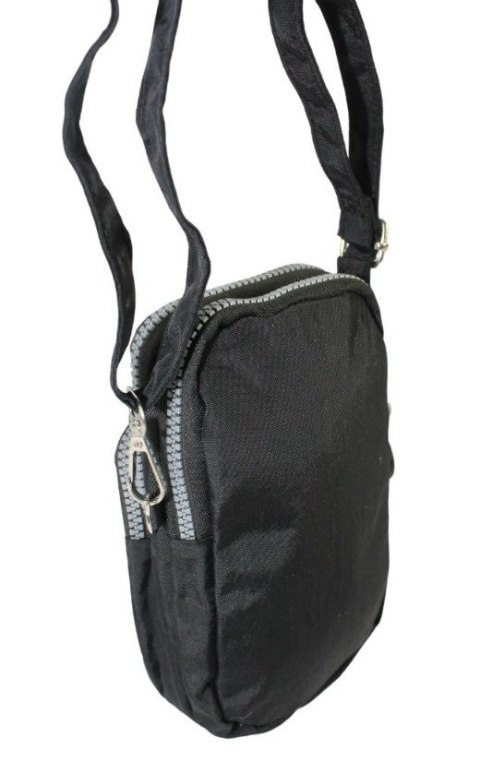 Stylowa Pozioma Torba Mała Na Ramię Bag Street NR 2248 CZARNY 20 x 12 x 4 [cm]