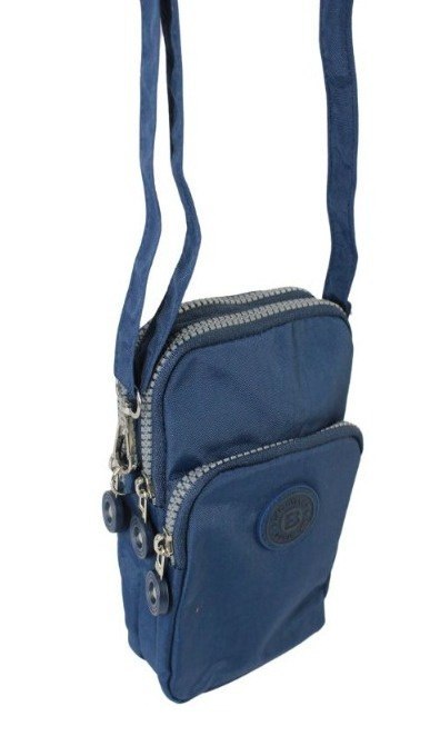 Stylowa Pozioma Torba Mała Na Ramię Bag Street NR 2248 GRANATOWY 20 x 12 x 4 [cm]